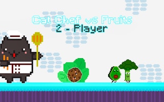 Image Cat Chef vs Fruits - 2 Player