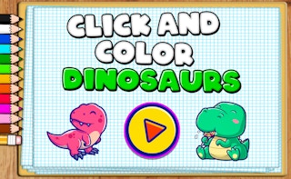 Image Click and Color Dinosaurs