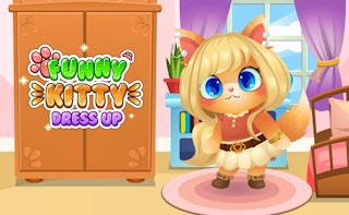 Image Funny Kitty Dressup