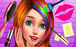 Image Hair Salon and Dress Up Girl